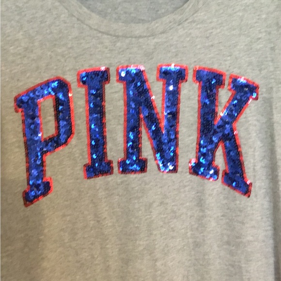 Pink By Victoria Secret Heather Grey Tee - Picture 15 of 15